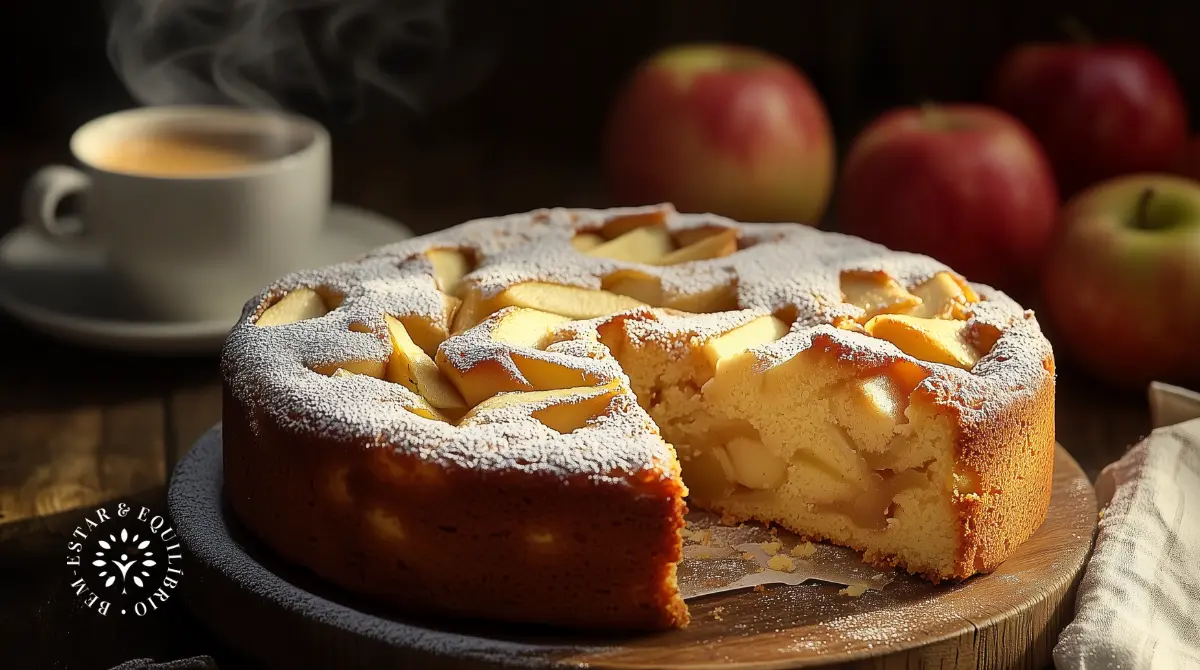 Bolo de Maçã Italiano: Um Clássico Doce com Toque de Limão